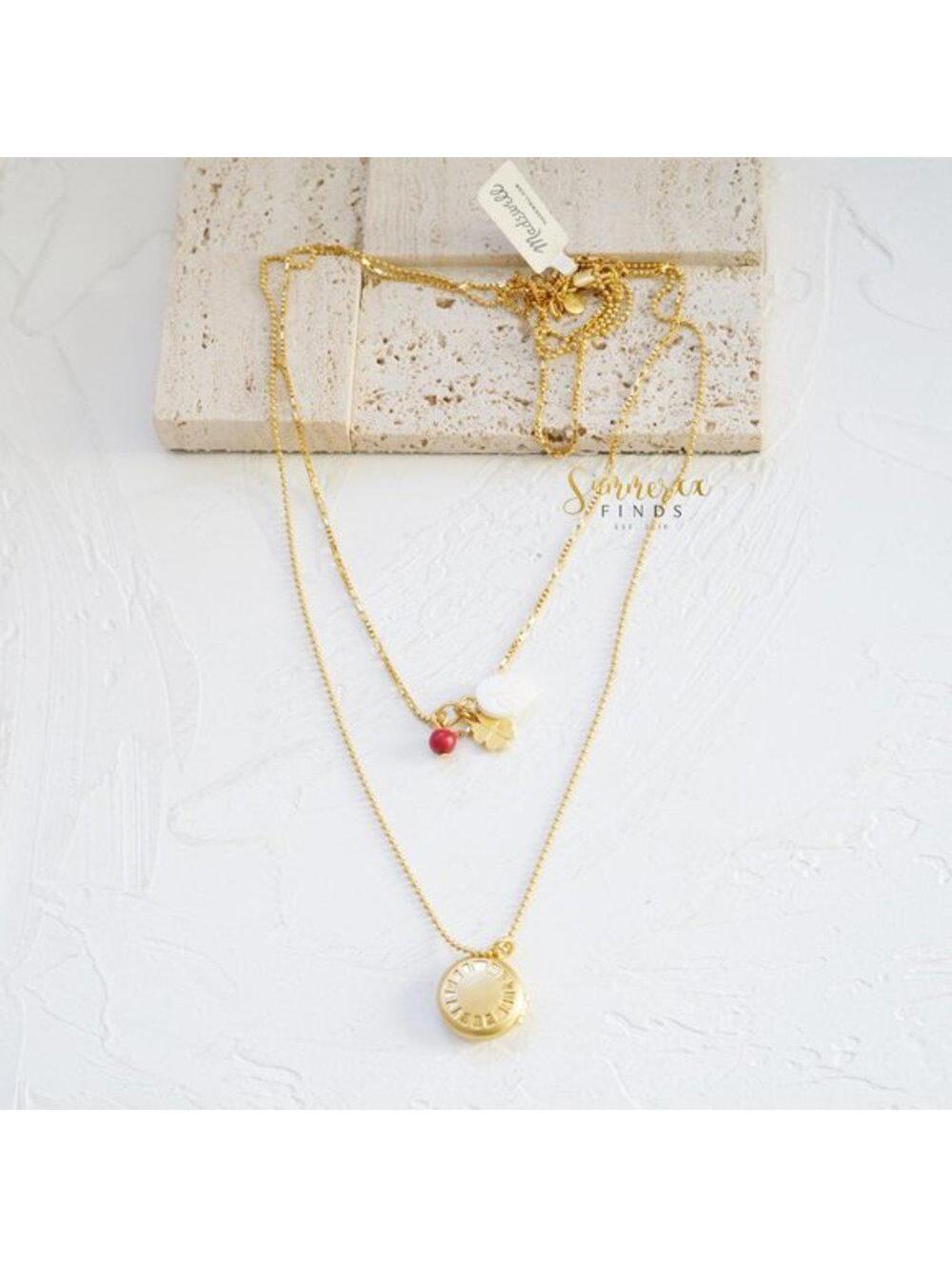 Madewell Engraved Locket Necklace - Picture 3 of 7